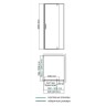 Душевой уголок WasserKRAFT Elbe 90x100 74P18