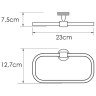 Кольцо для полотенец WasserKRAFT Tauber K-64460