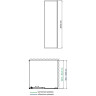 Душевая стенка WasserKRAFT Dill 61S10-RP100/Elbe 74P10-RP100 100 61S10-RP100/74P10-RP100