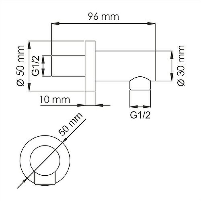 Шланговое подключение WasserKRAFT Mindel A147