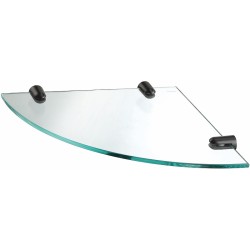 Стеклянная полка WasserKRAFT K-533GM угловая