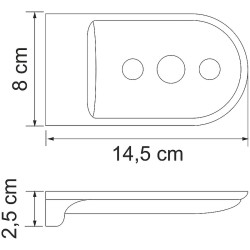 Мыльница WasserKRAFT Kammel K-8369