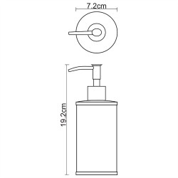 Дозатор для жидкого мыла WasserKRAFT Rossel K-5799