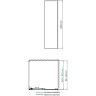 Душевая стенка WasserKRAFT Neime 19P03-RP90/Rhin 44S03-RP90 90 19P03-RP90/44S03-RP90