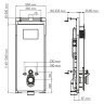 монтажная рама WasserKRAFT Salm 27TLT.010.ME.BL.CH02 для унитаза