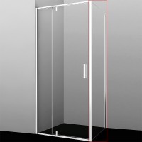Душевая стенка WasserKRAFT Neime 19P10-RP100/Rhin 44S10-RP100 100 19P10-RP100/44S10-RP100
