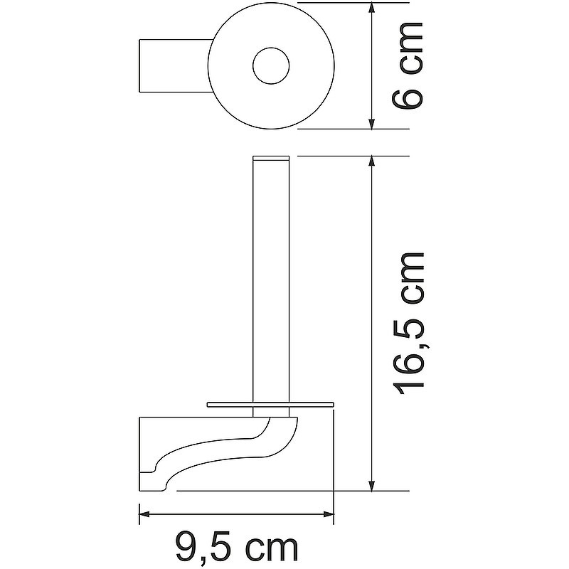 Держатель запасного рулона WasserKRAFT Kammel K-8397