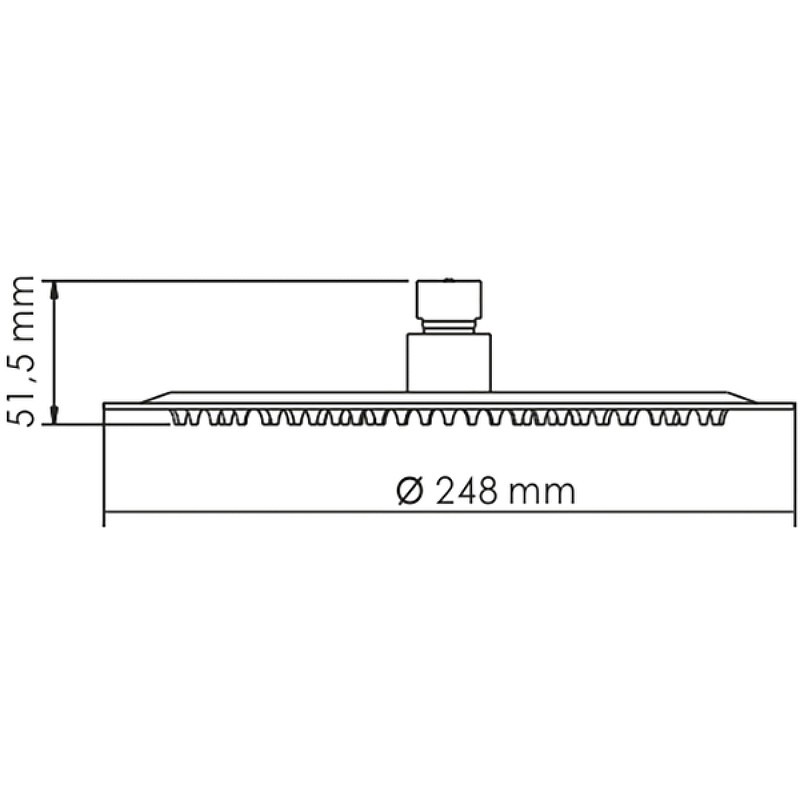 Верхний душ WasserKRAFT A121