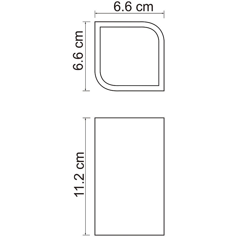 Стакан для зубных щеток WasserKRAFT Elba K-2728