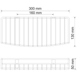 Полка корзина WasserKRAFT Ammer K-1311