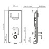 монтажная рама WasserKRAFT Abens 20TLT.010.ME.WH.CH02 для унитаза