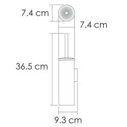 Ершик для унитаза WasserKRAFT K-1087PB