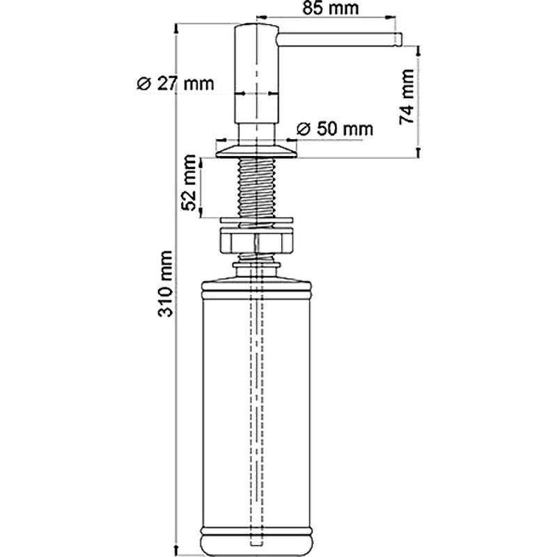 дозатор моющих средств WasserKRAFT K-1499