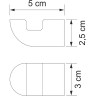 Крючок WasserKRAFT Kammel K-8323W