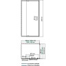Душевой уголок WasserKRAFT Berkel 110x80 48P14