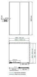 Душевой уголок WasserKRAFT Dill 110x100 61S16