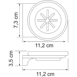 Мыльница WasserKRAFT Kammel K-8329W