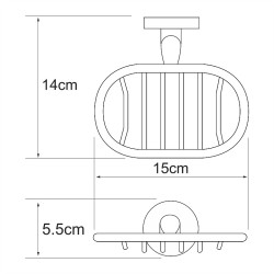Мыльница WasserKRAFT Rhein K-6269