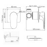 Душевая система WasserKRAFT Spree A1451.097.121