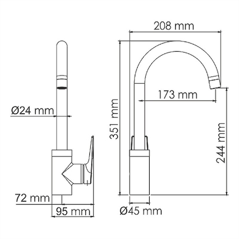 Смеситель для кухни WasserKRAFT Aisch 5507