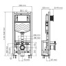 монтажная рама WasserKRAFT Dill 61TLT.010.ME.CH02 для унитаза