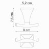 Крючок WasserKRAFT Wern K-2523D