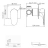 Душевая система WasserKRAFT Havel A3651.180.259