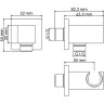 Шланговое подключение WasserKRAFT Aisch A184