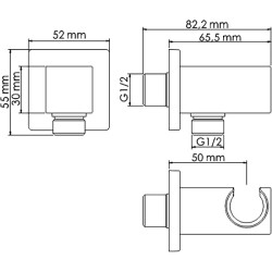 Шланговое подключение WasserKRAFT Aisch A184