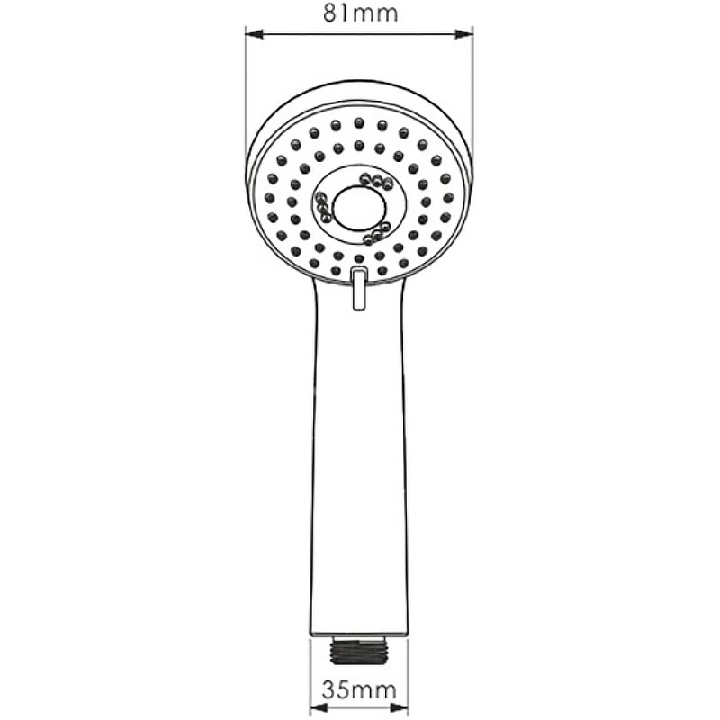 Ручной душ WasserKRAFT Wern A120