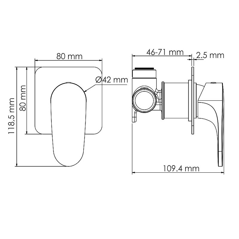 Душевая система WasserKRAFT Asphe A7751.287.338.329.290.292.291