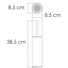 Ершик для унитаза WasserKRAFT K-1027PB