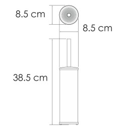Ершик для унитаза WasserKRAFT K-1027PB