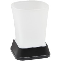 Стакан для зубных щеток WasserKRAFT Amper Black K-5428B