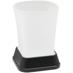 Стакан для зубных щеток WasserKRAFT Amper Black K-5428B