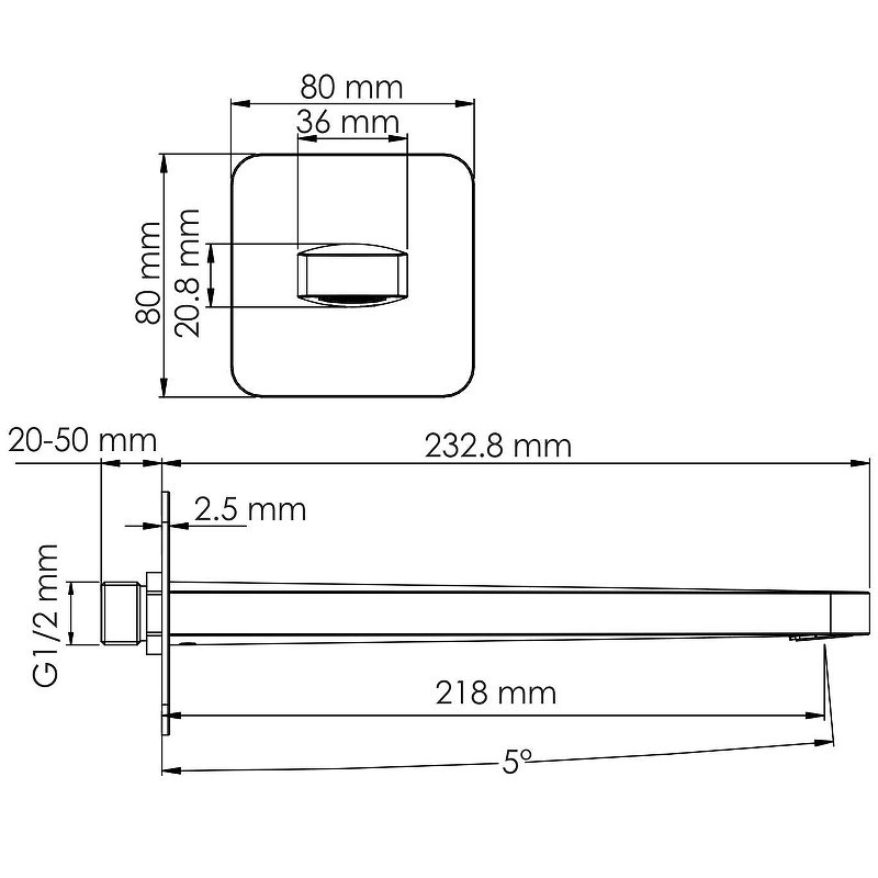 Душевая система WasserKRAFT Asphe A7751.288.289.338.329.290.292.291