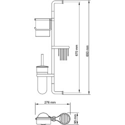 Подвесная стойка WasserKRAFT Isar K-1468