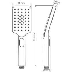 Ручной душ WasserKRAFT A126