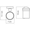 Стакан для зубных щеток WasserKRAFT Diemel K-2228