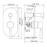 Душевая система WasserKRAFT Wern A16421