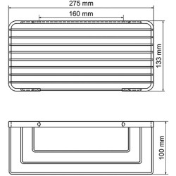 Полка корзина WasserKRAFT K-71133