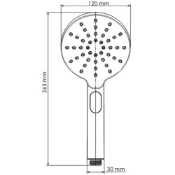 Ручной душ WasserKRAFT A127