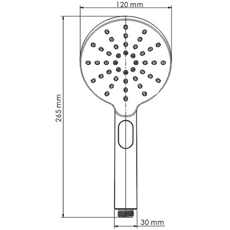 Ручной душ WasserKRAFT A127