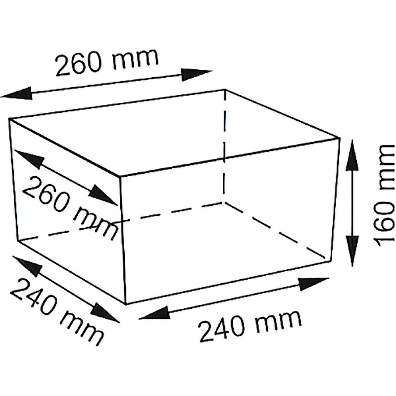 Корзина для аксессуаров WasserKRAFT Alme WB-150-S