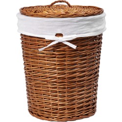 Корзина для белья WasserKRAFT Leine WB-350-L с крышкой