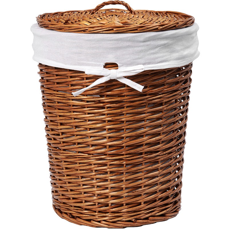 Корзина для белья WasserKRAFT Leine WB-350-L с крышкой