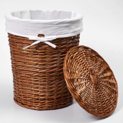 Корзина для белья WasserKRAFT Leine WB-350-L с крышкой