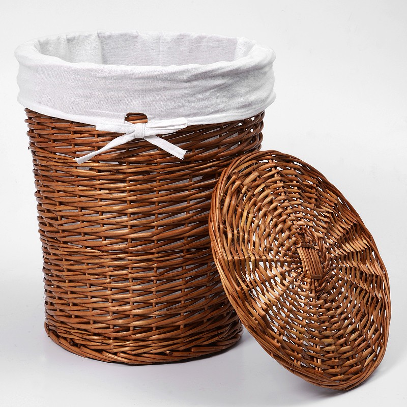 Корзина для белья WasserKRAFT Leine WB-350-L с крышкой