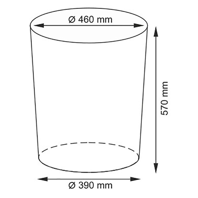 Корзина для белья WasserKRAFT Leine WB-350-L с крышкой