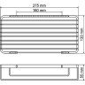 Полка корзина WasserKRAFT K-72222